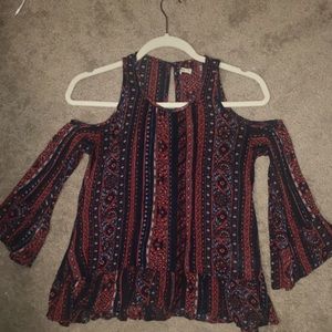 shoulder cut-out top